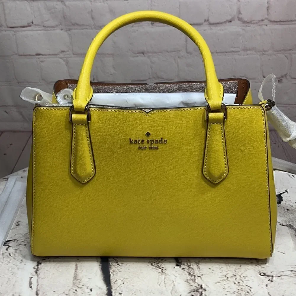 KATE SPADE TIPPY SMALL LEATHER SATCHEL BAG NWT